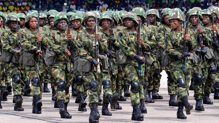 nigerian army parade 