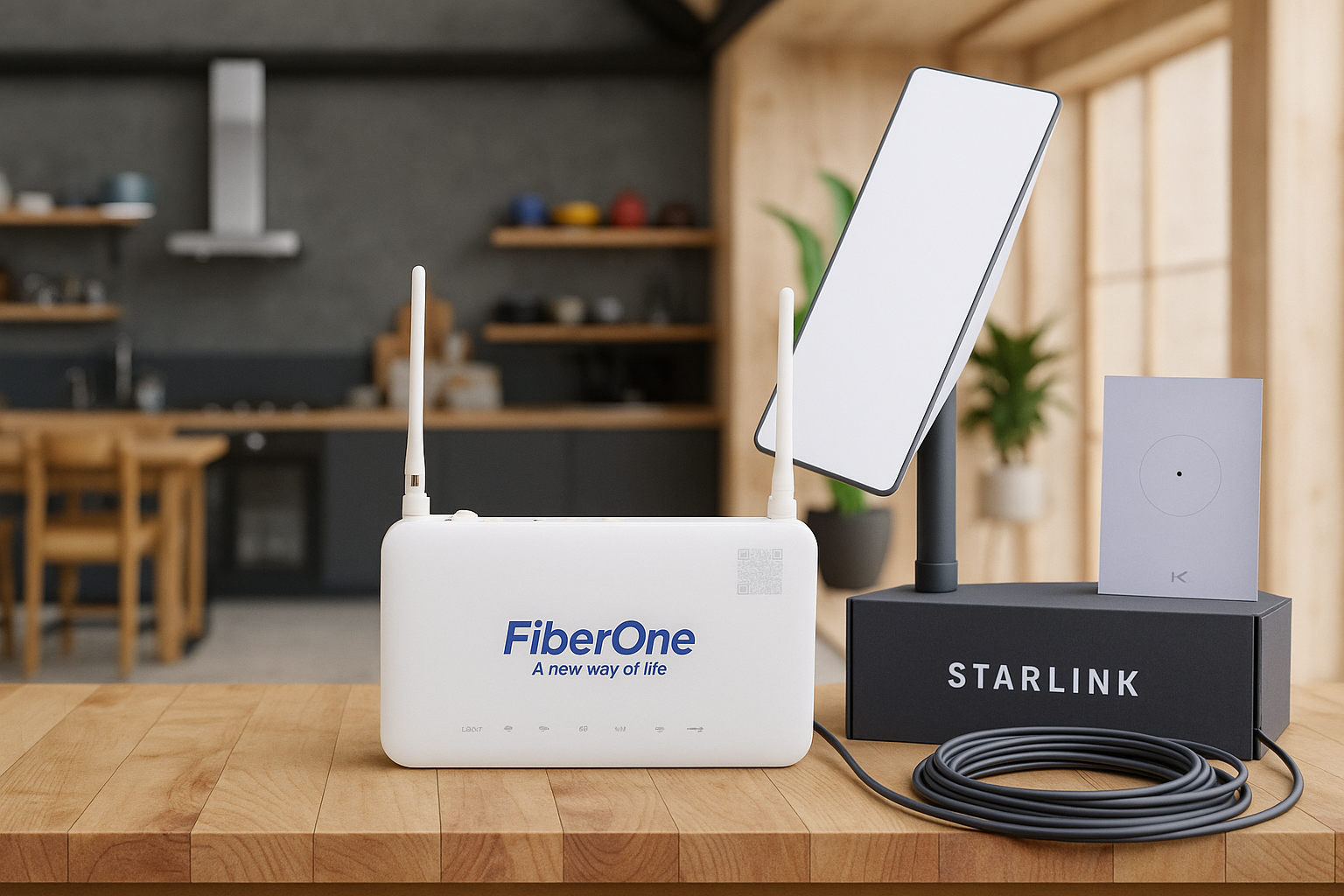 FiberOne and Starlink