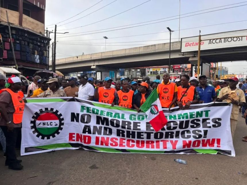 NLC PROTEST IN LAGOS