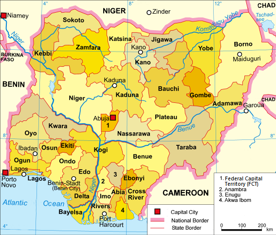 Nigeria Map