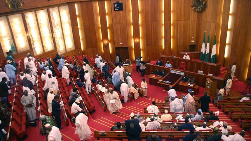 The Nigerian Senate Chambers