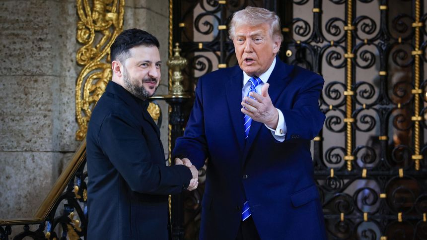 Zelensky and Trump Florida Meeting
