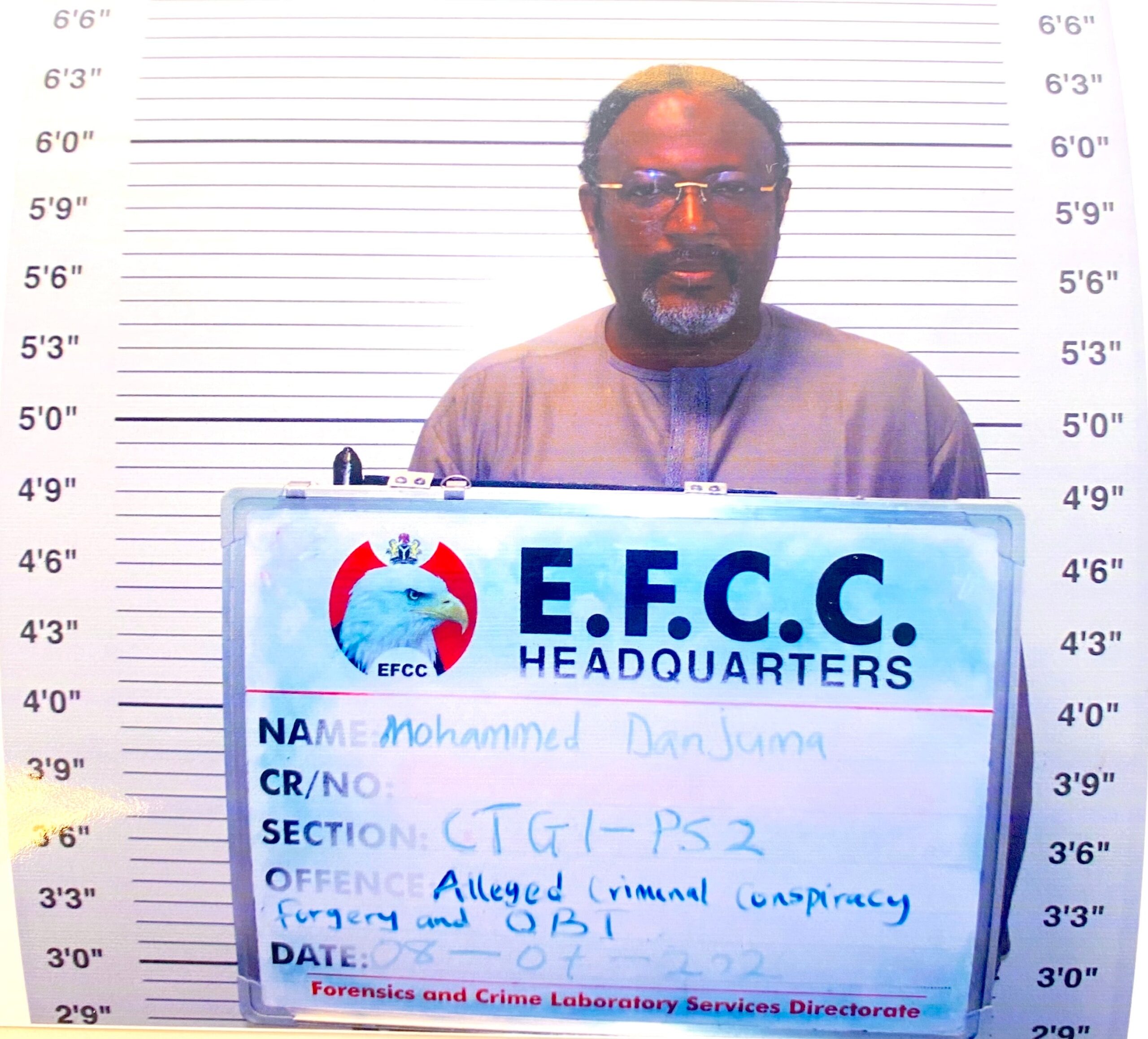 ₦2.2 Billion Contract Fraud:EFCC Arraigns Former NEDC Coordinator Alhaji Danjuma Mohammed