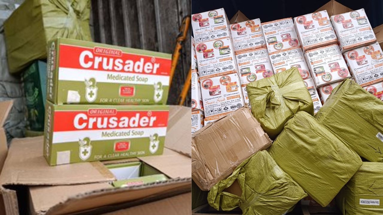 NAFDAC Busts Warehouse in Lagos; Seizes  N3 billion Worth of Banned Soaps