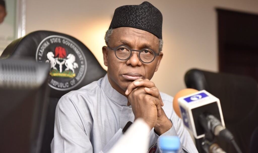 El-Rufai Arrives EFCC, Supporters and Critics Clash in Abuja
