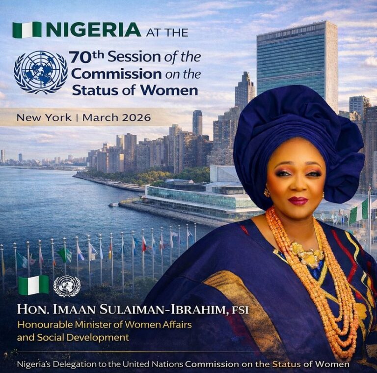 Nigeria Unveils 20 Million-Woman Digital Support Plan at UN