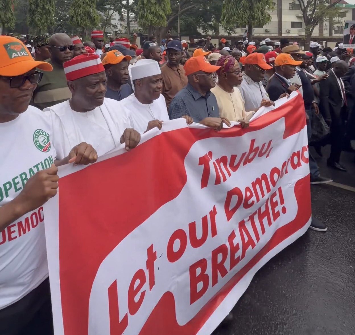 Atiku, Obi, Kwankwaso, Others Lead ADC Protest Against INEC