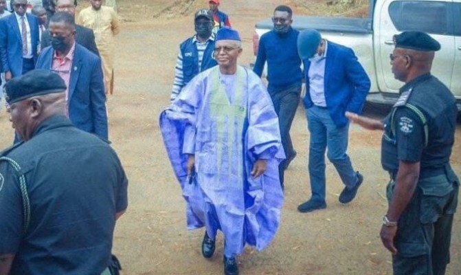 El-Rufai Arrives Court for Bail Application