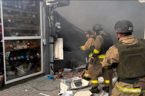 Russian Drone Hits Nikopol Market