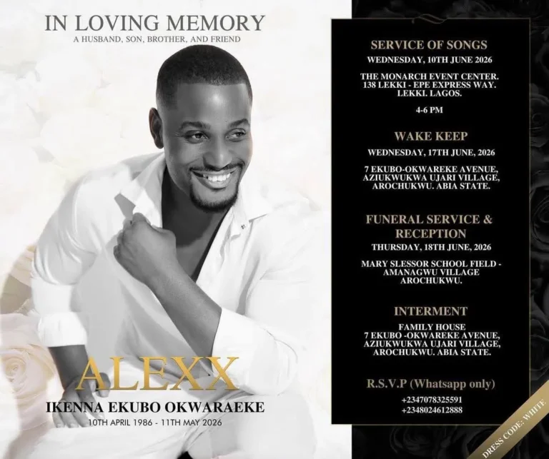 Alexx Ekubo’s Burial: Ini Edo Unveils Tribute Link For Fans To Honour Late Actor