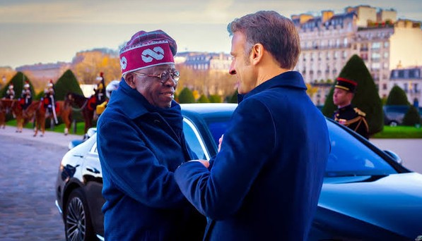 Tinubu, Macron Hold Private Dinner in Paris